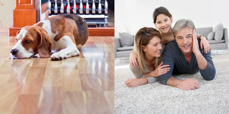 Choosing Carpet or Hardwood Flooring